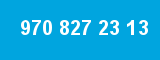 970 827 23 13 970 827 23 13